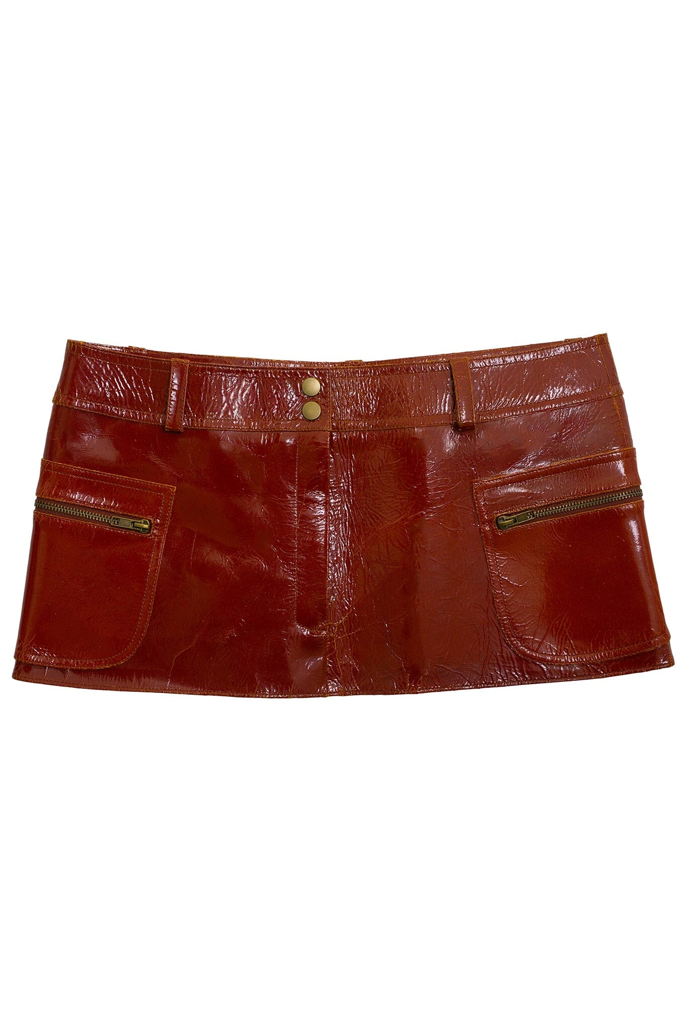 TOO-COOL SKIRT Jeffrey Campbell Leather Mini Skirt