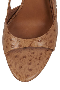 TRIOMPHE Tan Ostrich 4