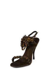 VOLCANA Brown Suede Combo 4