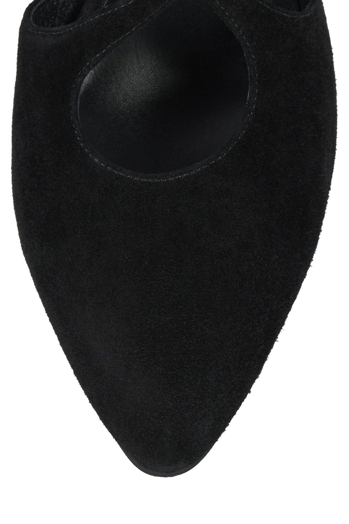 ABRAMOVIC Slingback Heel Black Suede