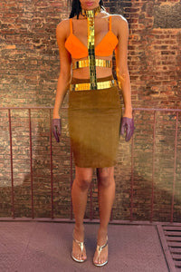 ABYSSINIA HARNESS Jeffrey Campbell Harness Gold