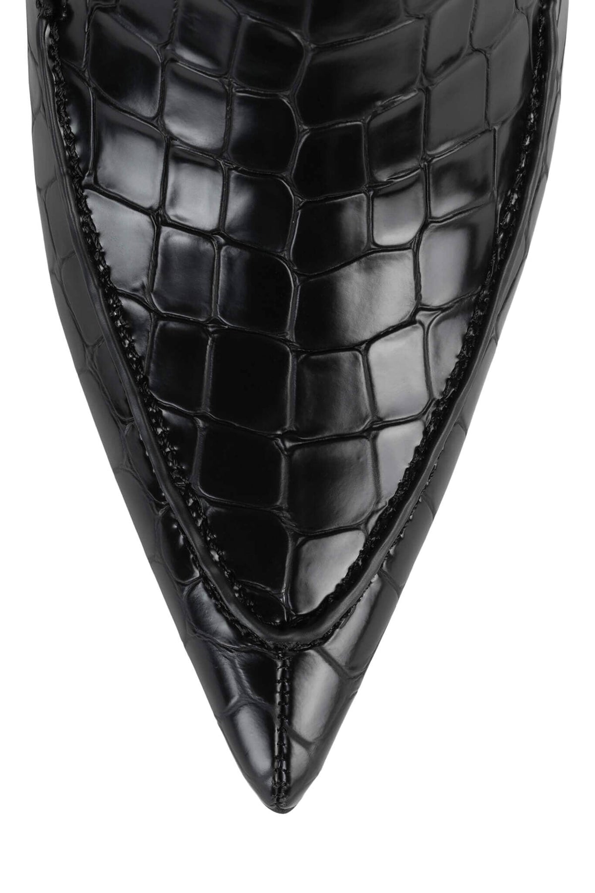 ACCLAIMED Jeffrey Campbell Slingbacks Black Croco