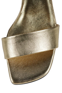 ADAPT Jeffrey Campbell Heeled Sandals Gold