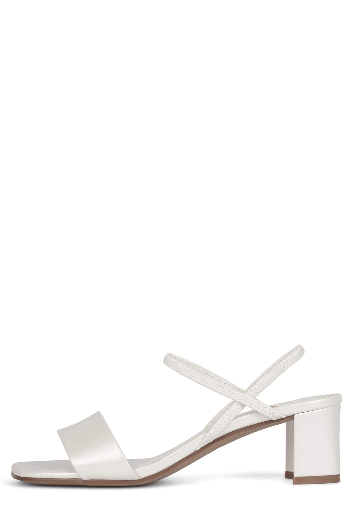 ADAPT Heeled Sandal DV White Pearlescent 6.5 