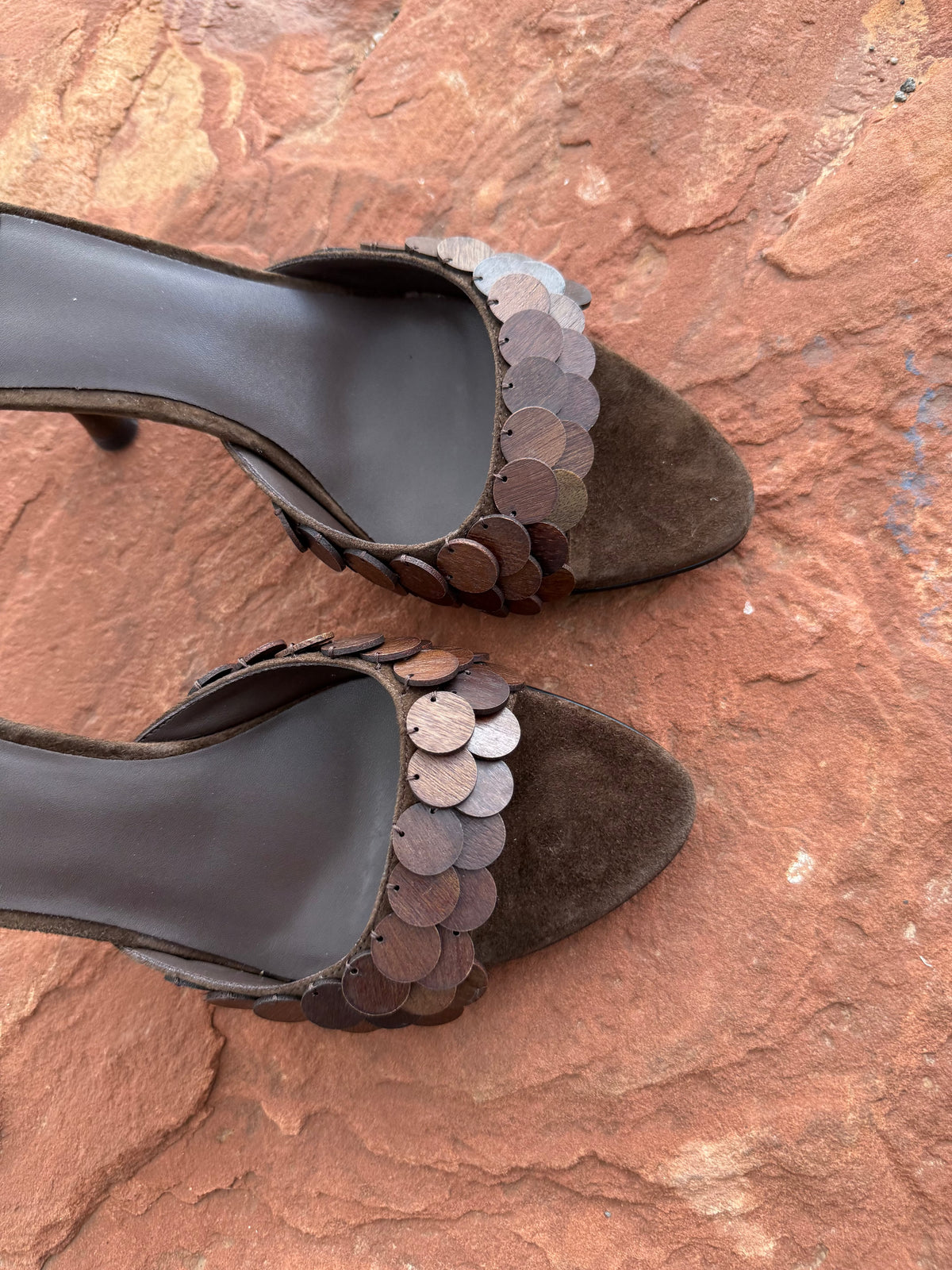 AGENT-BD Jeffrey Campbell Heeled Sandal Brown Combo