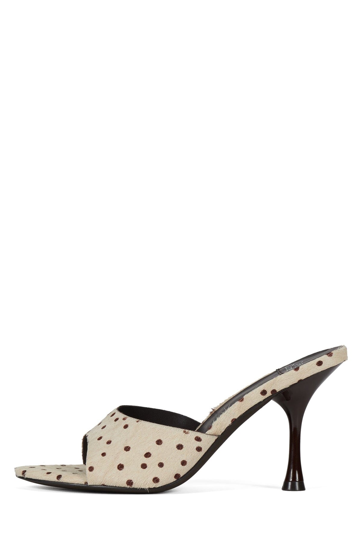 AGENT-F Jeffrey Campbell Heeled Sandal Beige Brown Spot