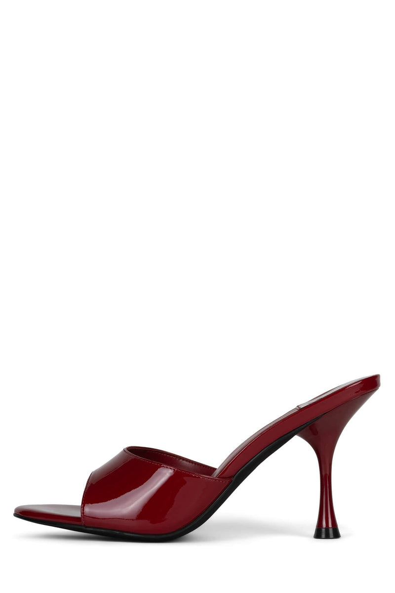 AGENT Jeffrey Campbell Heeled Sandal Red Cherry Patent