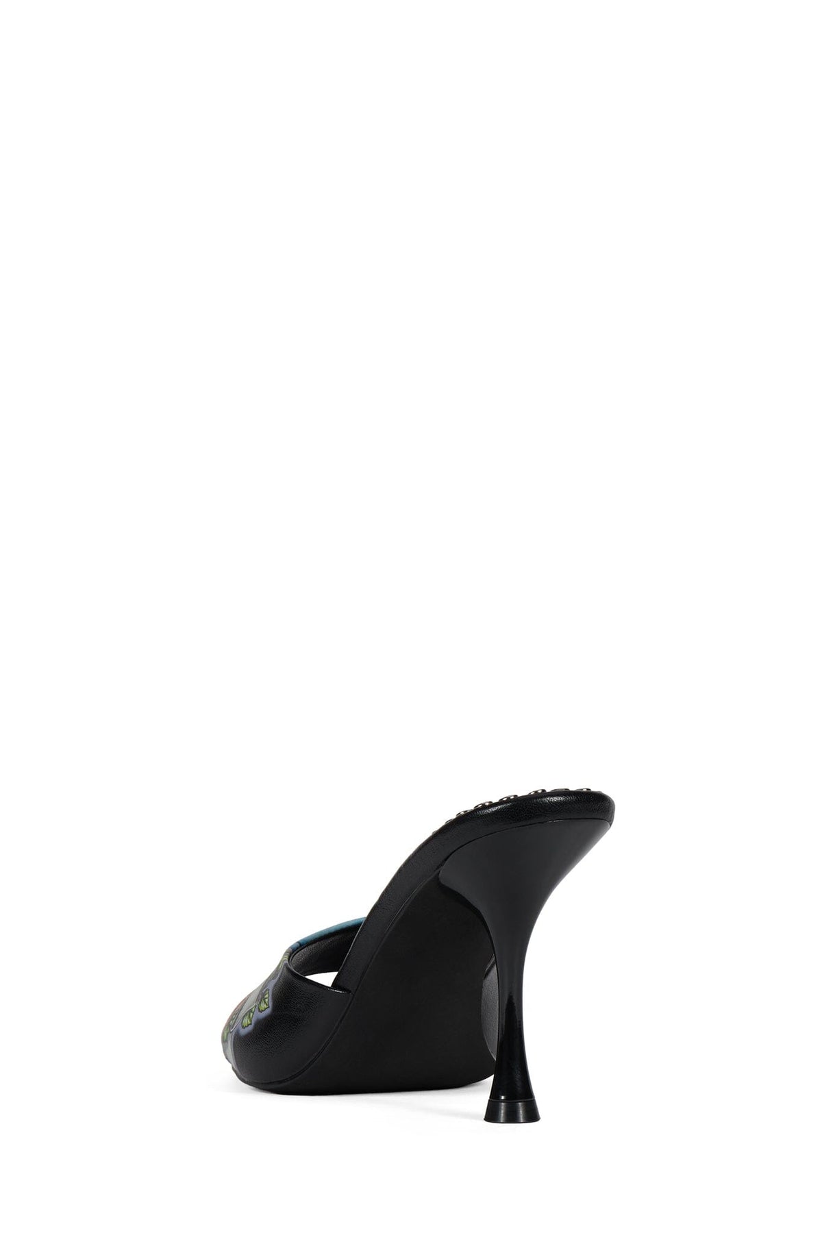 AGENT-ST Jeffrey Campbell Heeled Sandal Black Wild Combo