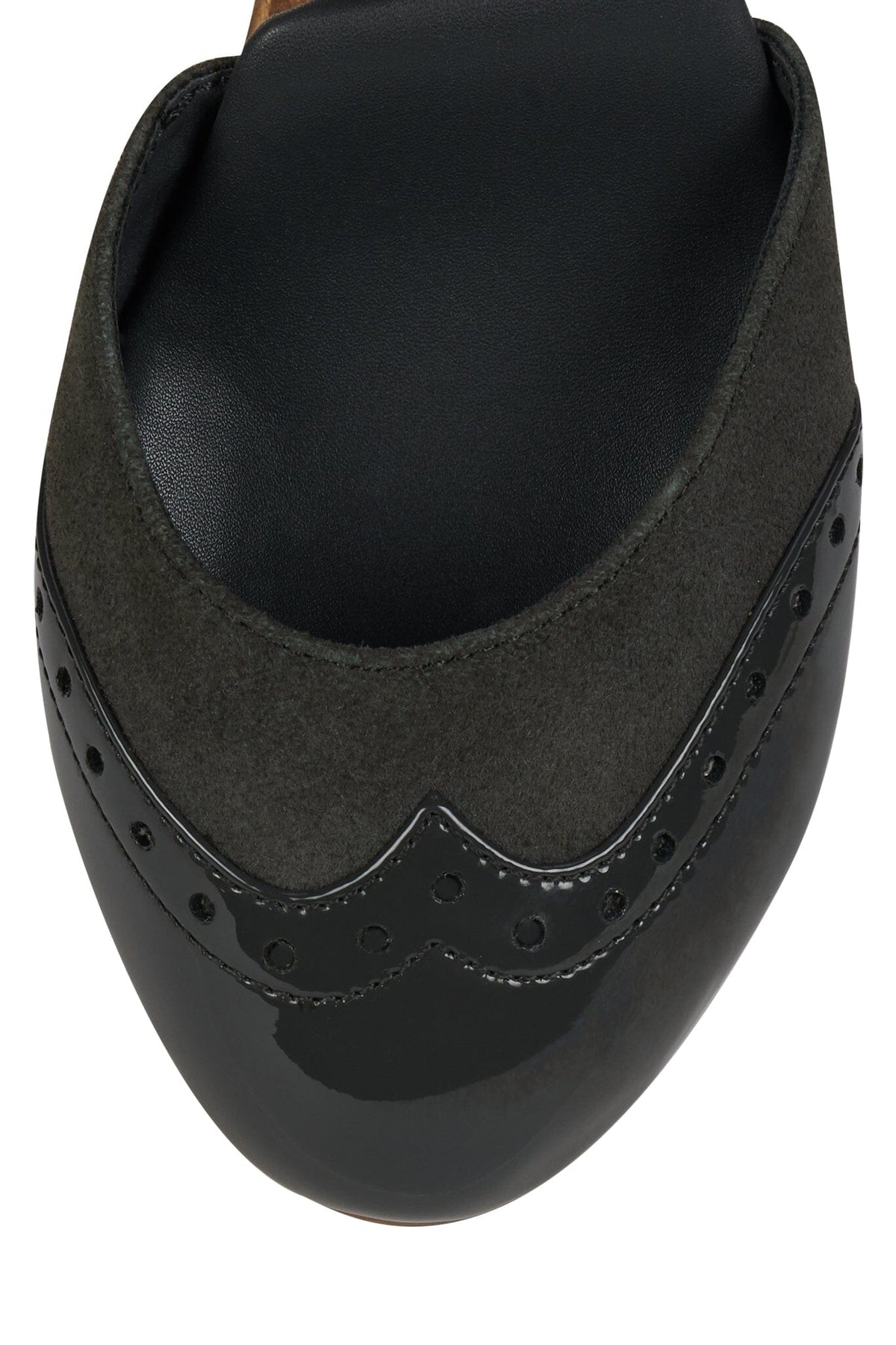 AMERIE Jeffrey Campbell Wedge Pump Grey Suede Combo