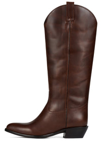 ANDOUILLE Jeffrey Campbell Western Boot Dark Coffee