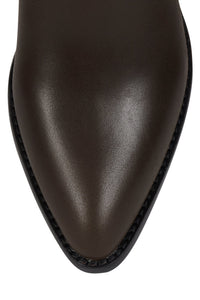 ANDOUILLE Jeffrey Campbell Western Boot Dark Brown