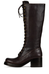 ANDRI Jeffrey Campbell Heeled Boot Brown