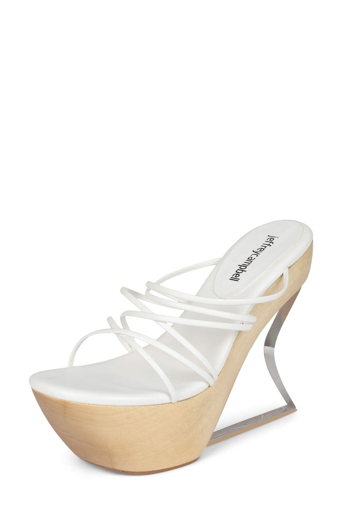 ANDROID Jeffrey Campbell Platform Sandal White