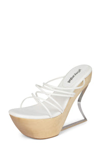 ANDROID Jeffrey Campbell Platform Sandal White