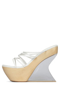 ANDROID Jeffrey Campbell Platform Sandal White