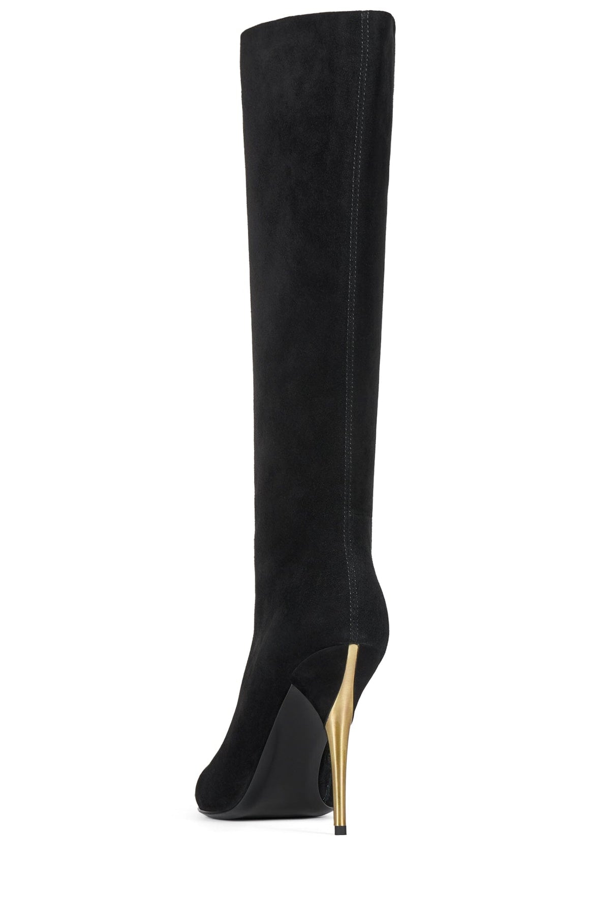 ANGELIQUA Heeled Boot Black Suede