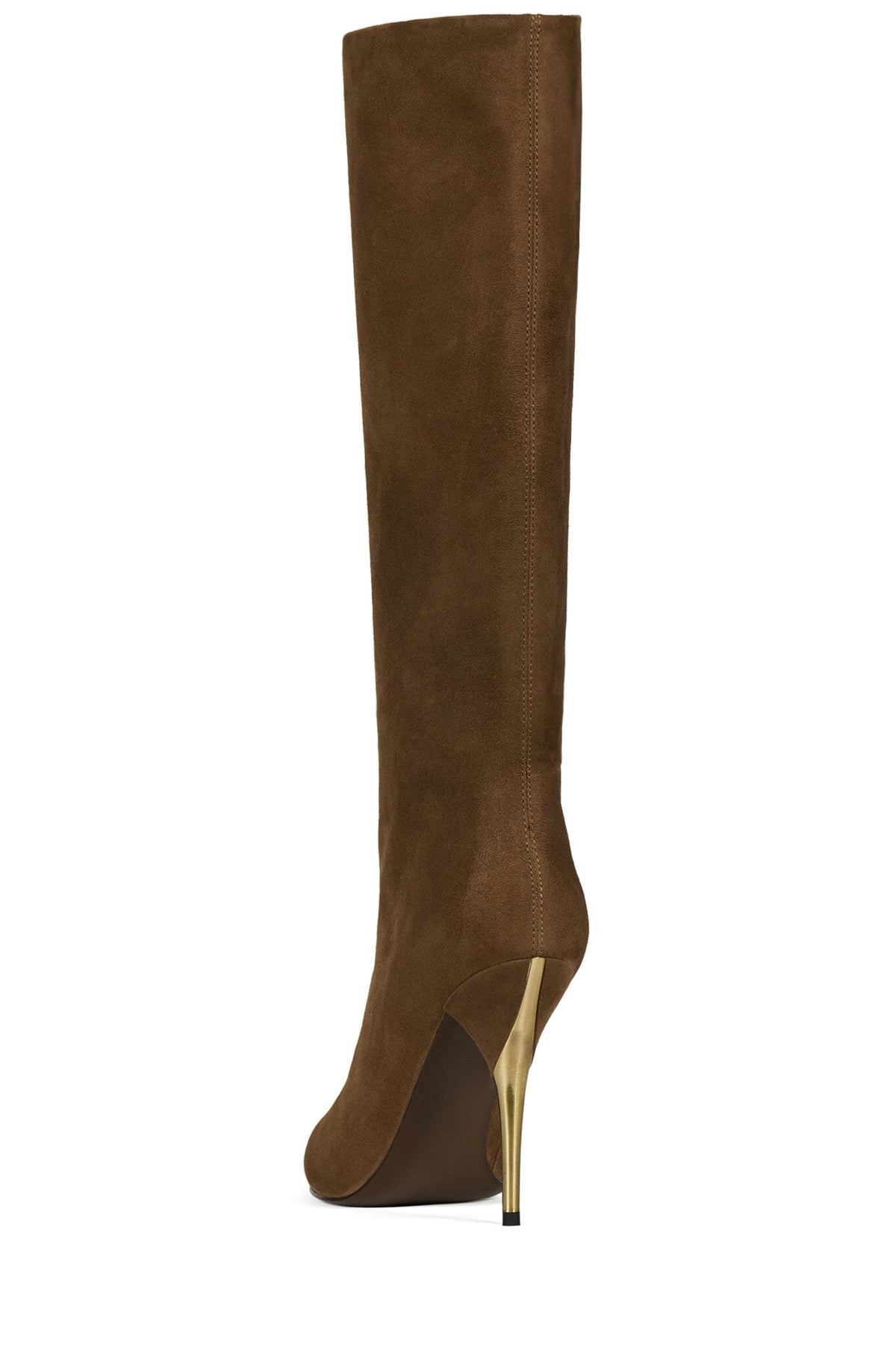 ANGELIQUA Heeled Boot Tan Suede