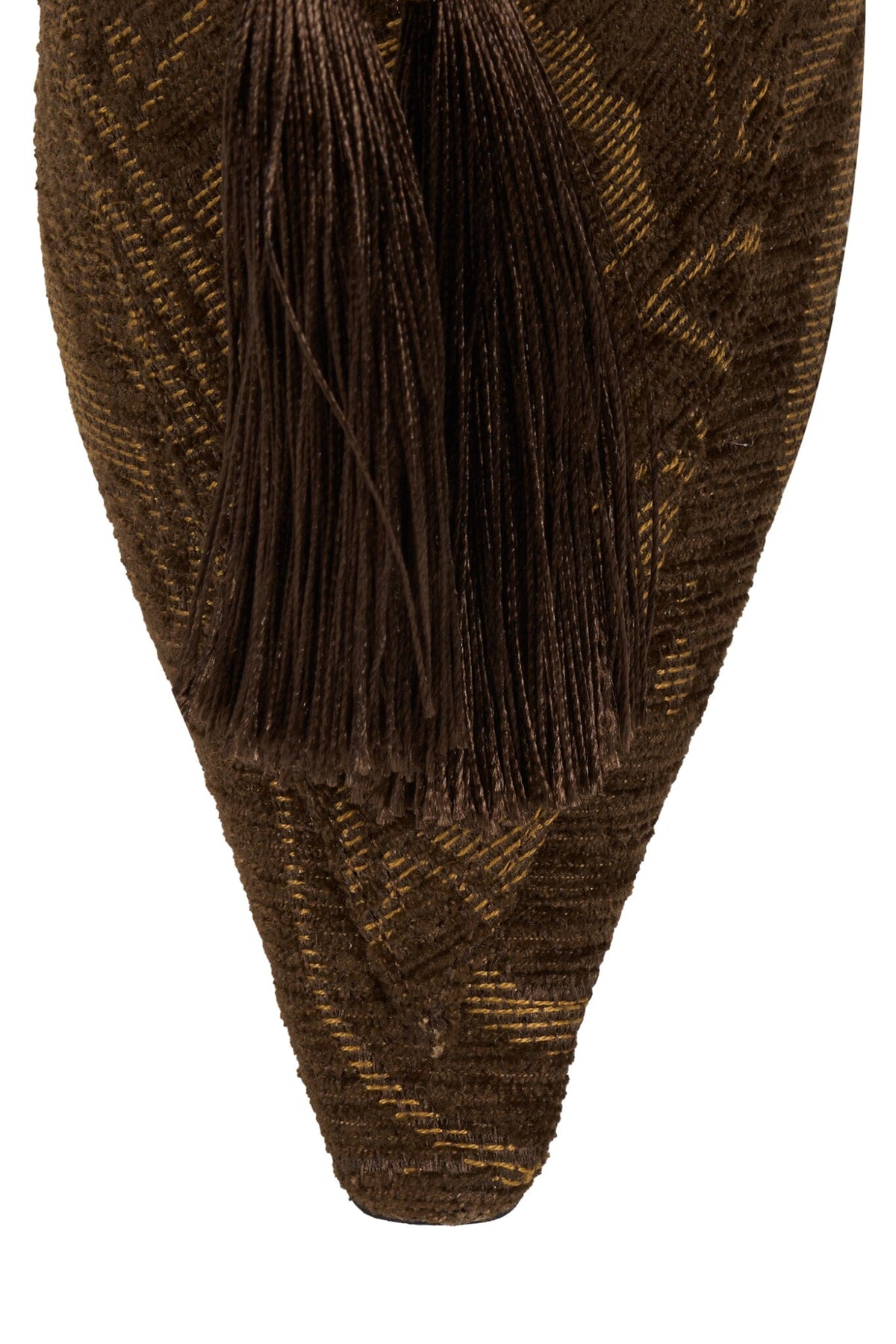 APPLIQUE Jeffrey Campbell Slingback Pump Brown Tapestry