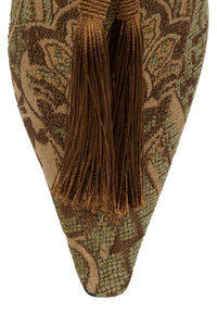 APPLIQUE Jeffrey Campbell Slingback Pump Tan Tapestry