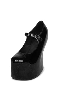 APRES-12 Jeffrey Campbell Platform Black Patent 