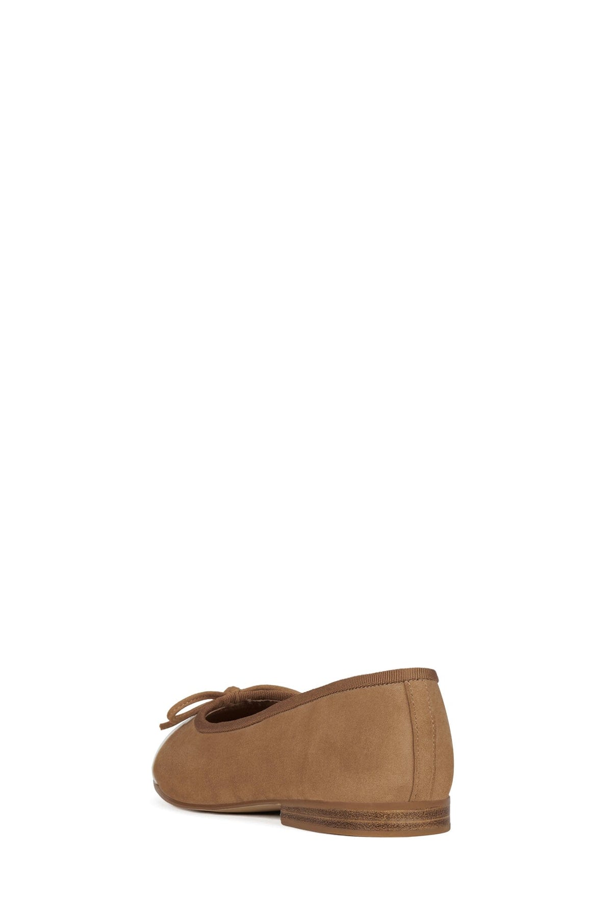ARABESQUE Jeffrey Campbell Flat Tan Suede White Combo