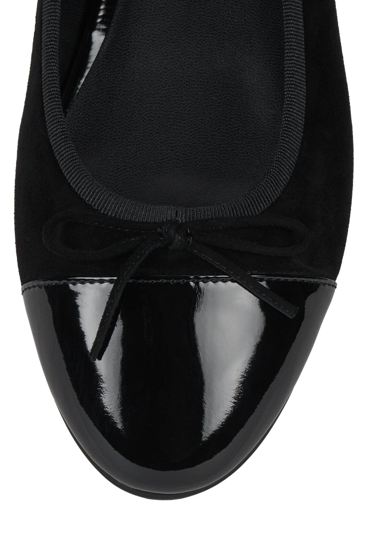 ARABESQUE Jeffrey Campbell Flat Black Suede Combo 