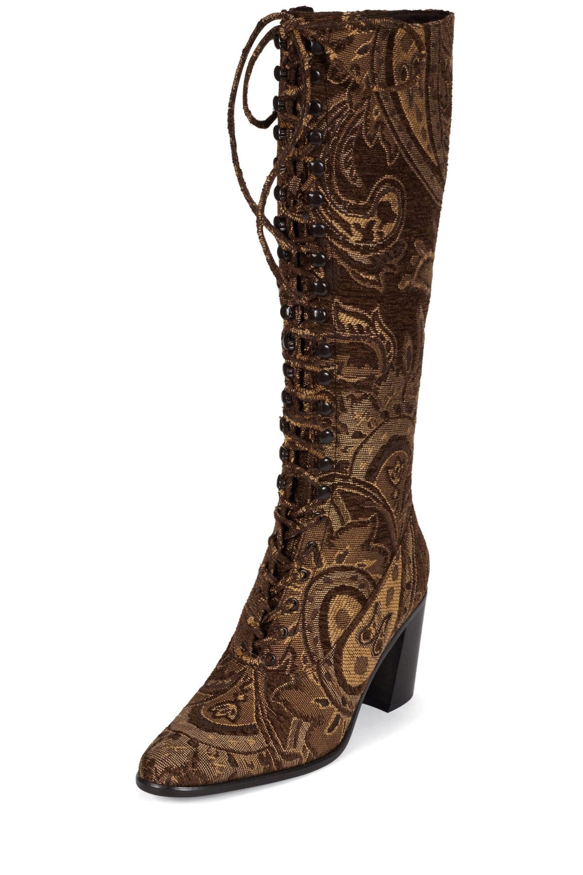 ARCHILLE-K Jeffrey Campbell Heeled Boot Brown Tapestry
_hover