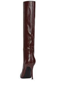ARSEN-H2 Jeffrey Campbell Knee-High Boot Wine