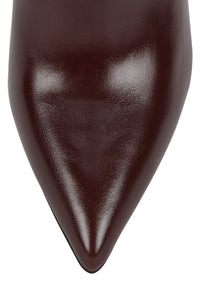 ARSEN-H2 Jeffrey Campbell Knee-High Boot Wine