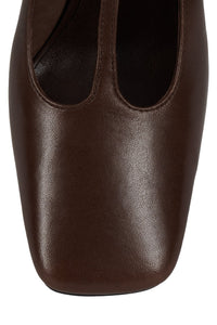 ASTURIAN Jeffrey Campbell Wedged Heels Brown Combo