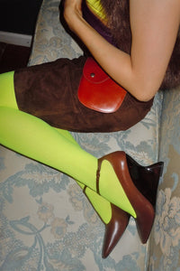 ASTURIAN Jeffrey Campbell Wedged Heels Brown Combo