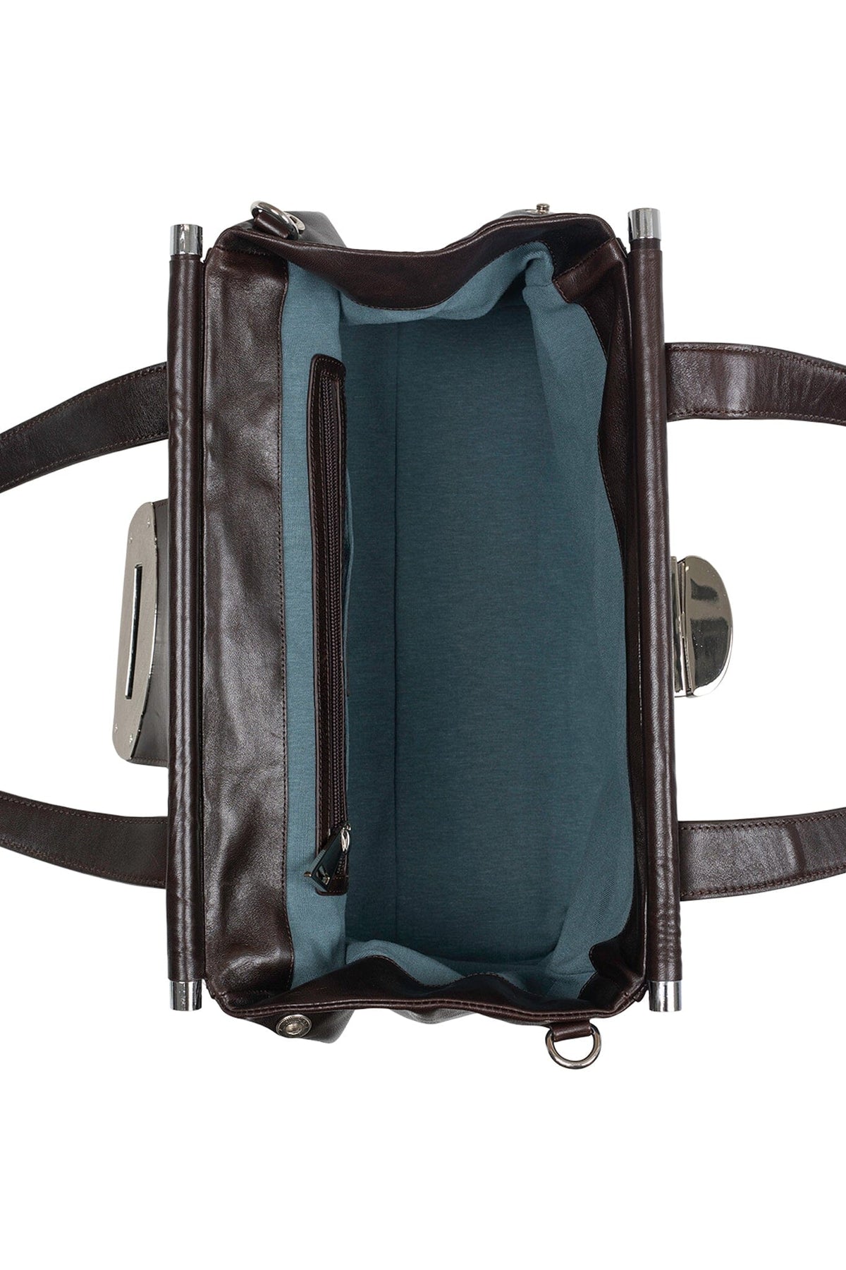 ATTORNEY Bag Brown Silver 