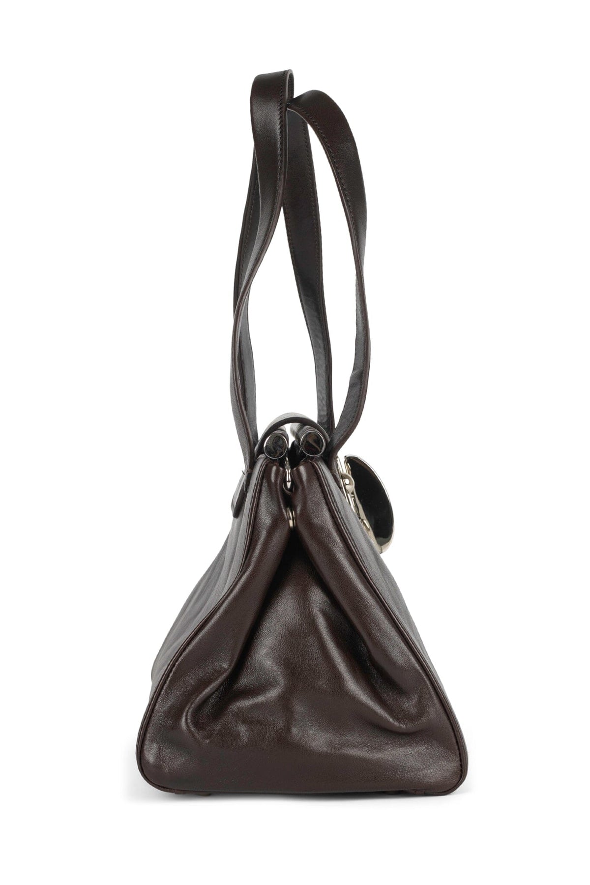 ATTORNEY Bag Brown Silver 