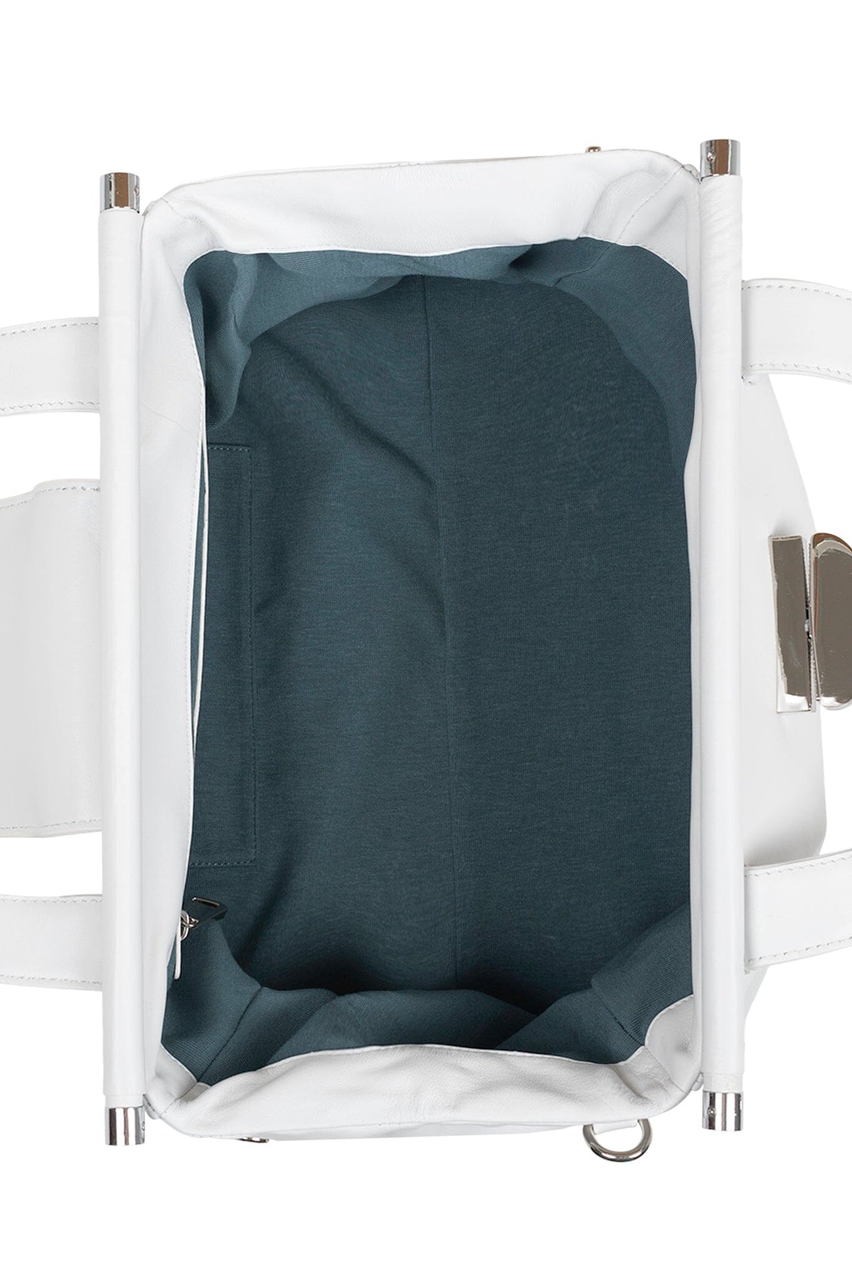 ATTORNEY Jeffrey Campbell Bag White Silver 