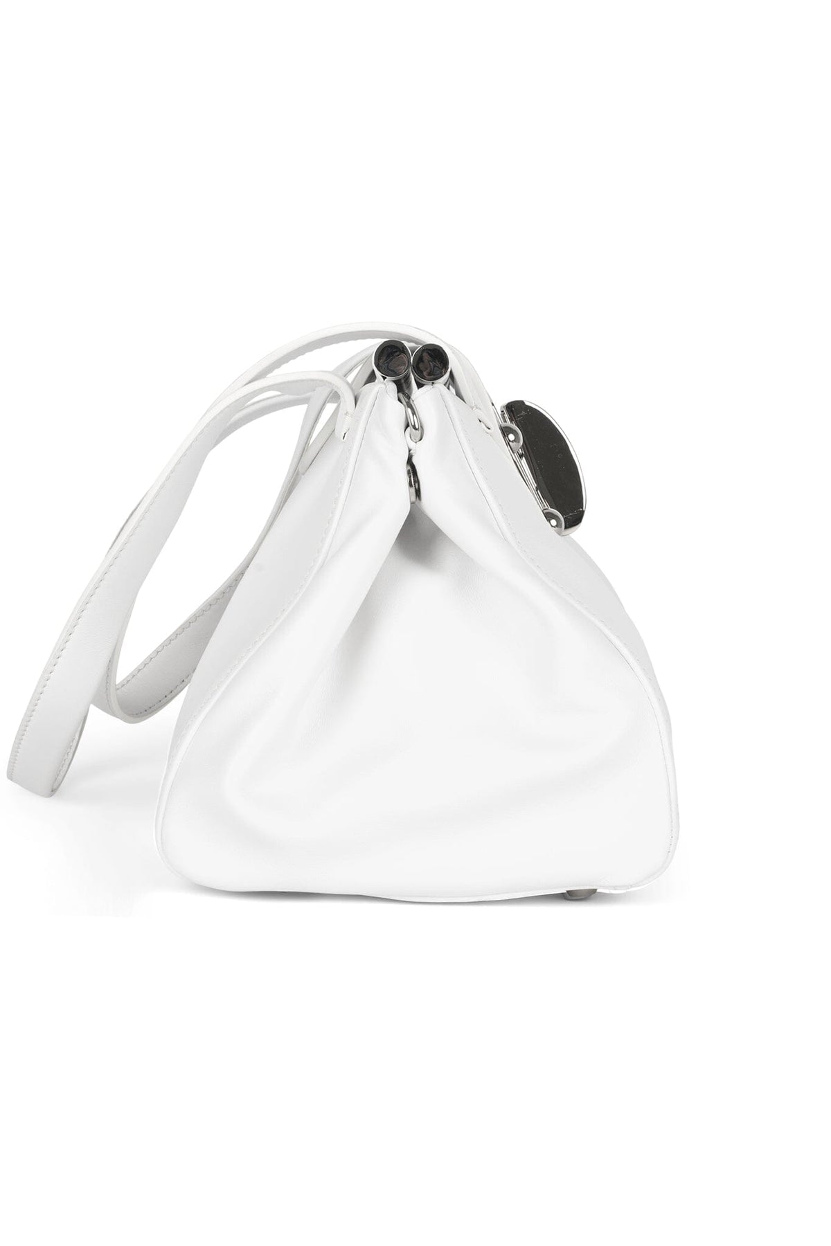 ATTORNEY Jeffrey Campbell Bag White Silver 