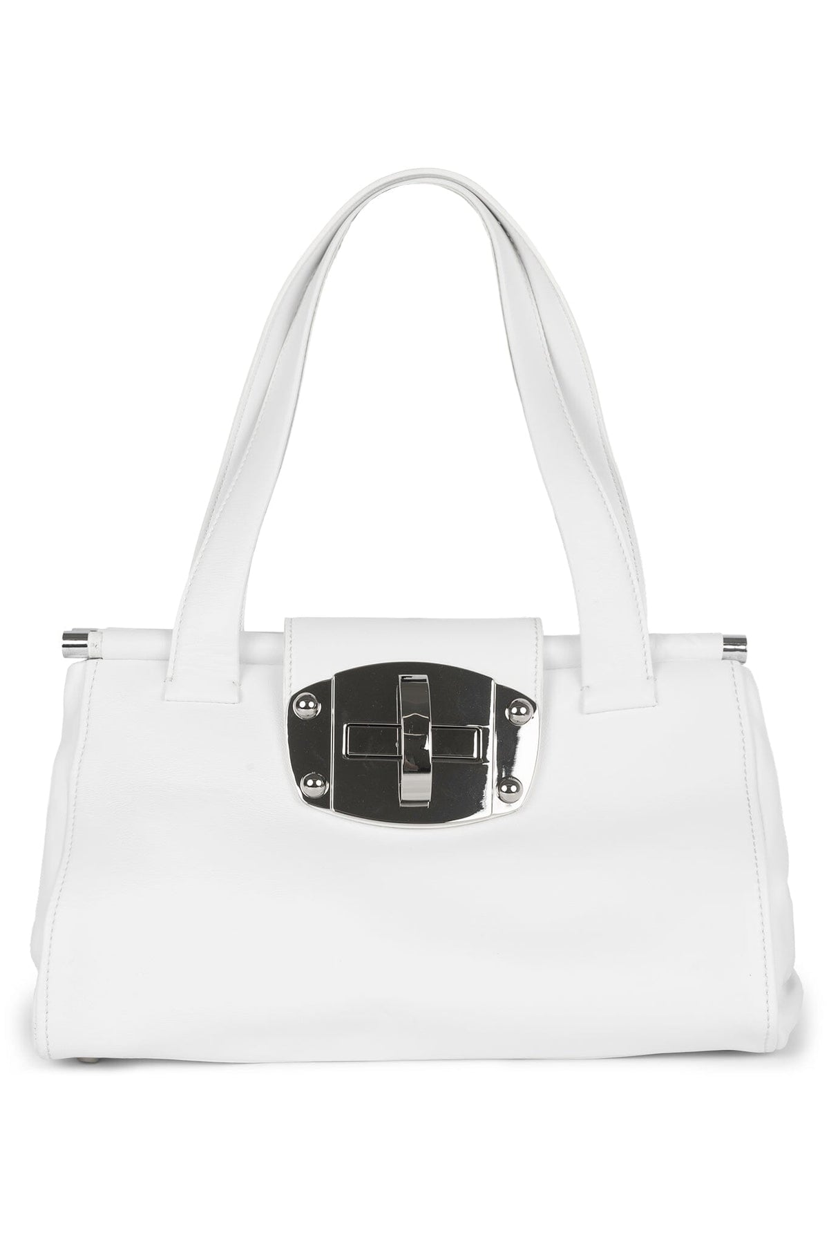 ATTORNEY Jeffrey Campbell Bag White Silver 