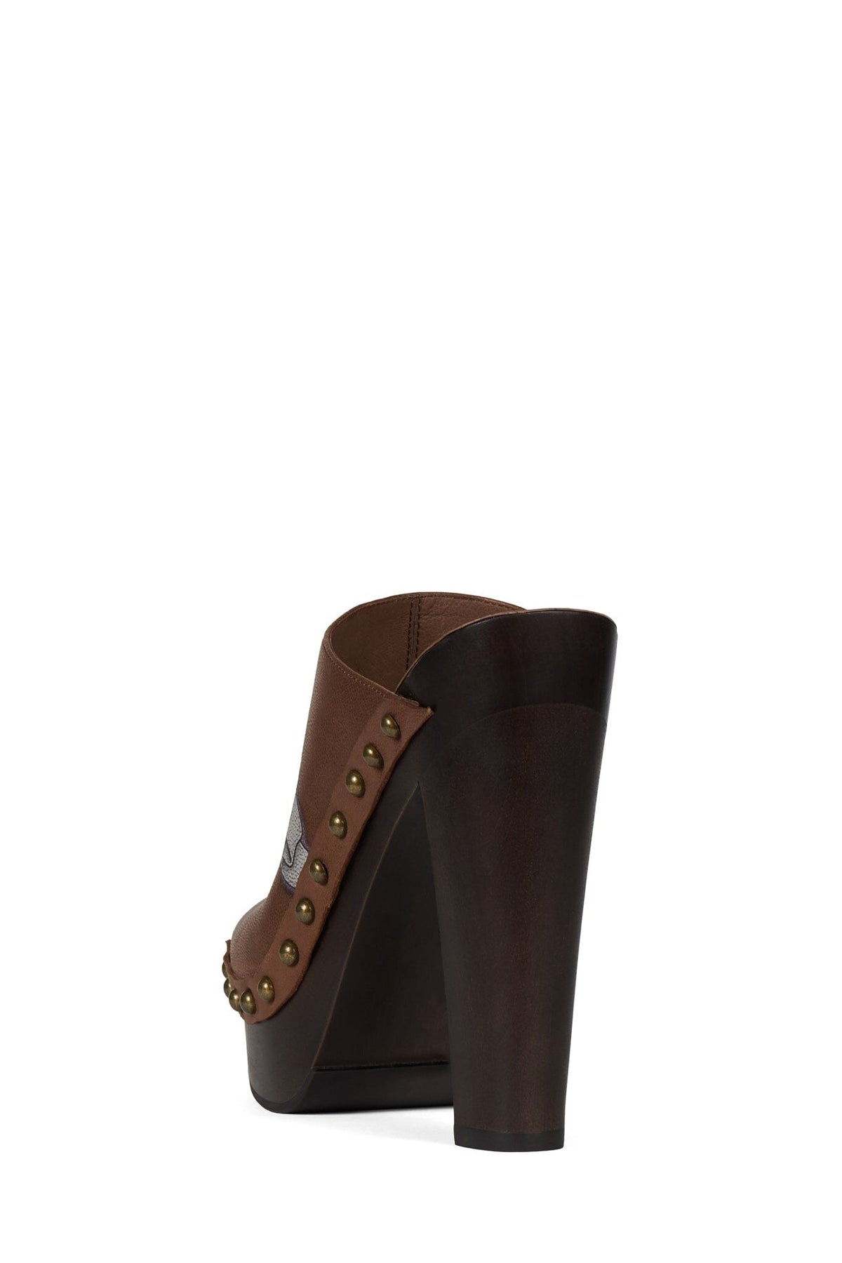 AUDACIOUS Heeled Sandal Brown Brush Wild Combo