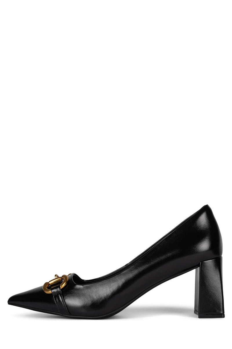 AUTHORIZED Jeffrey Campbell Pumps Black Shiny Bronze