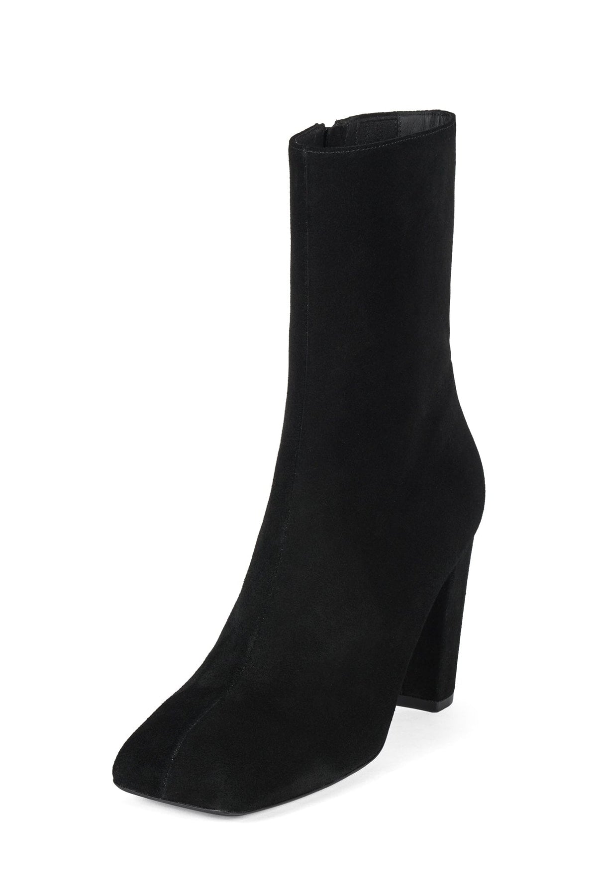 BAGAIL Heeled Boot Black Suede _hover