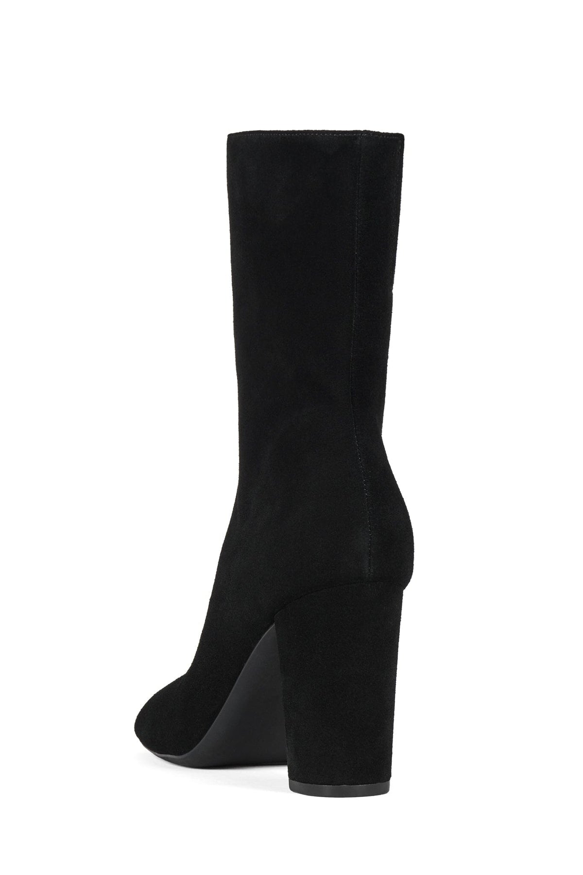 BAGAIL Heeled Boot Black Suede