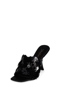 BAILAR-SEQ Jeffrey Campbell Heeled Sandal Black Satin Combo
_hover