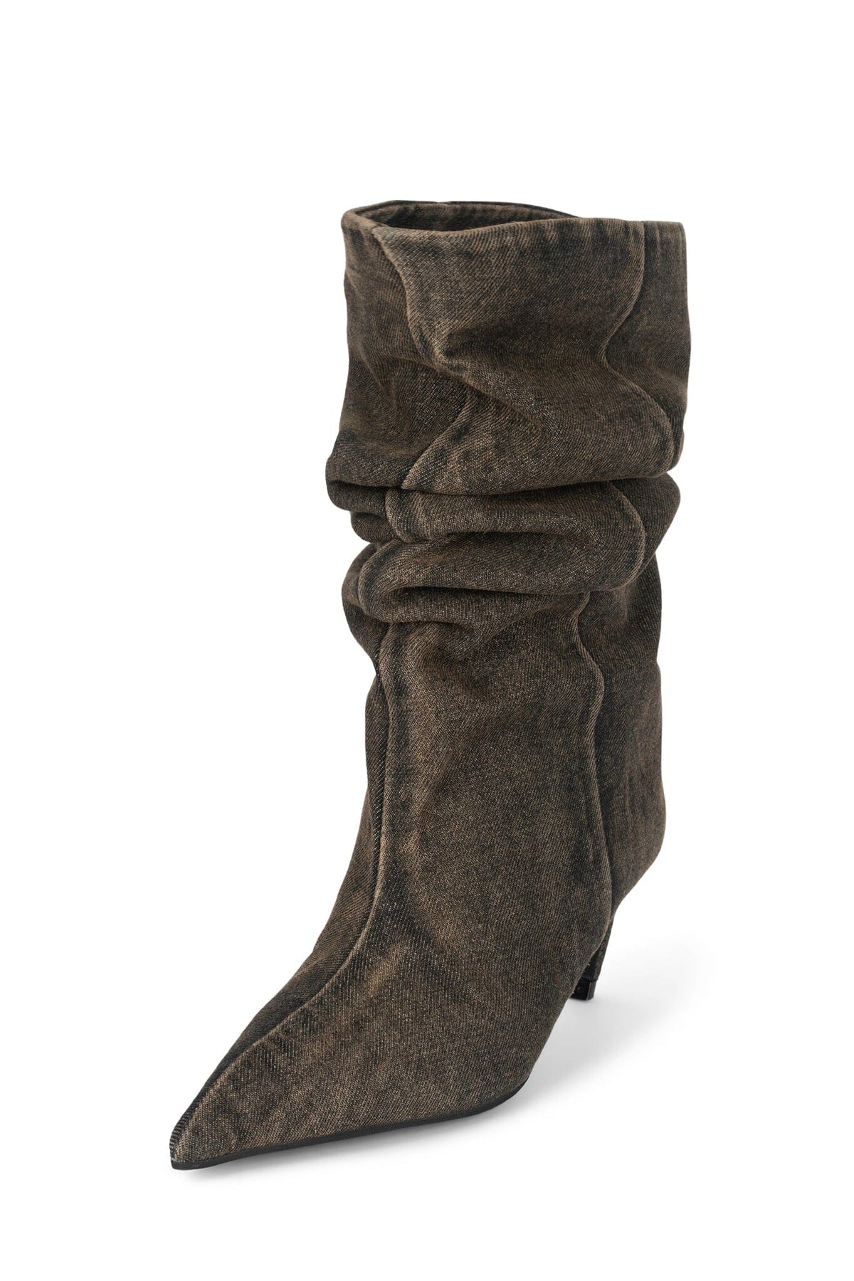 BANGA-DEN Knee-High Boot Brown Denim _hover