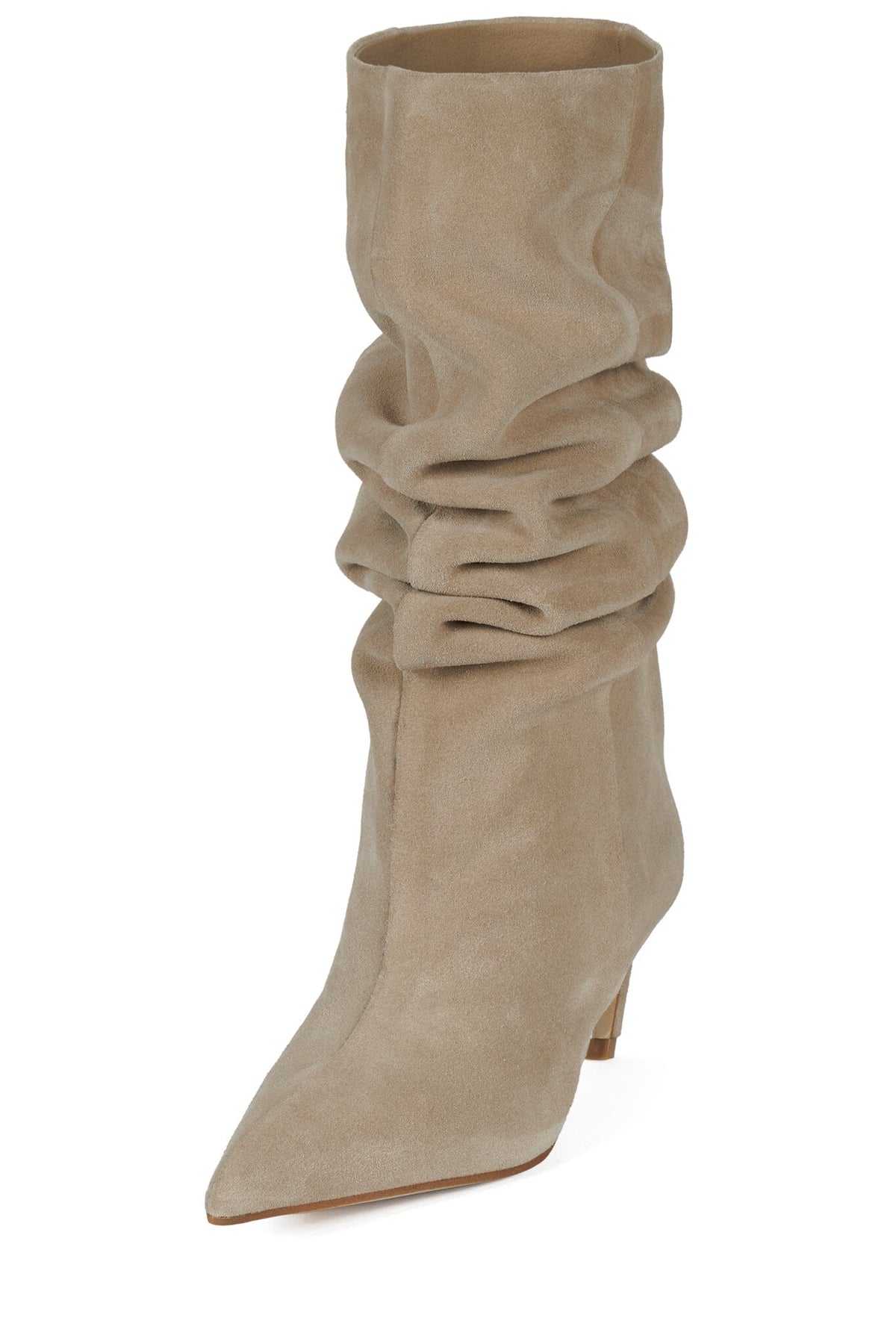 BANGARANG Heeled Slouched Boot Ice Suede _hover