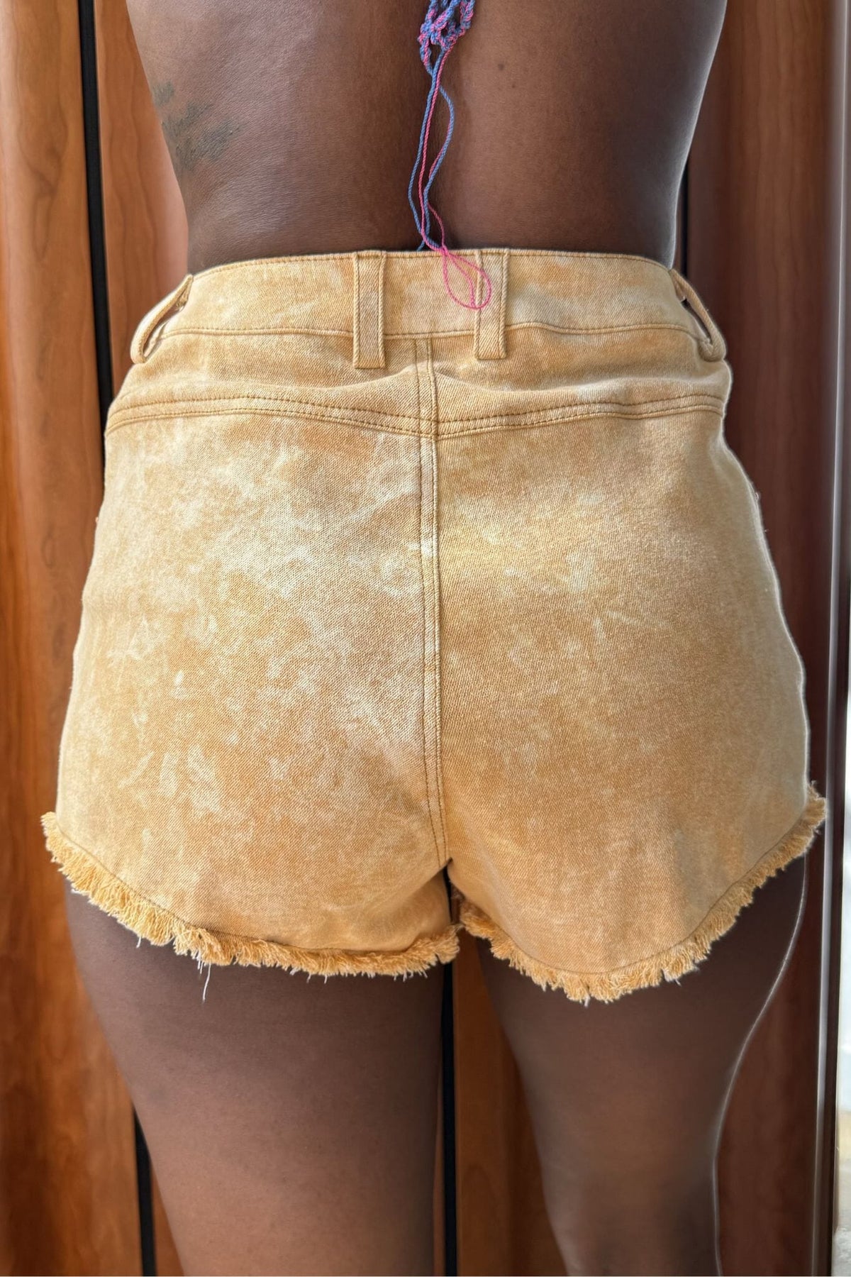 BANGER Jeffrey Campbell Shorts Mustard Denim 