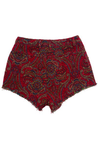 BANGER Jeffrey Campbell Shorts Red Tapestry