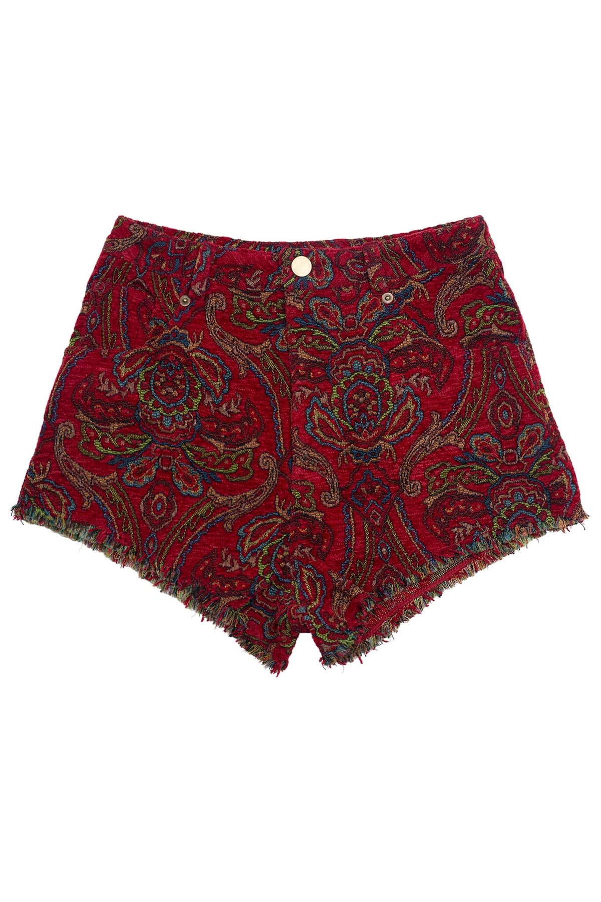 BANGER Jeffrey Campbell Shorts Red Tapestry