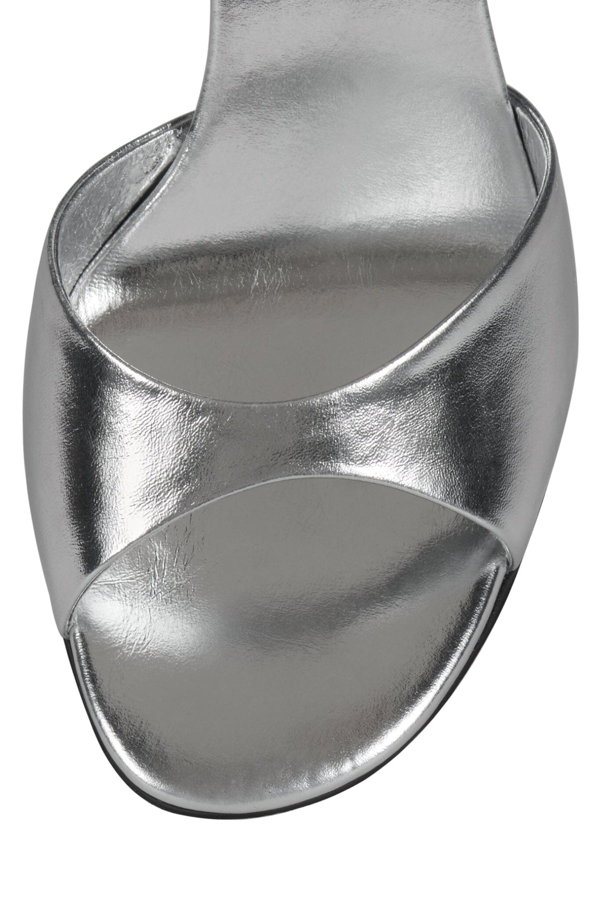 BAR-HOP Jeffrey Campbell Heeled Sandal Silver Metallic