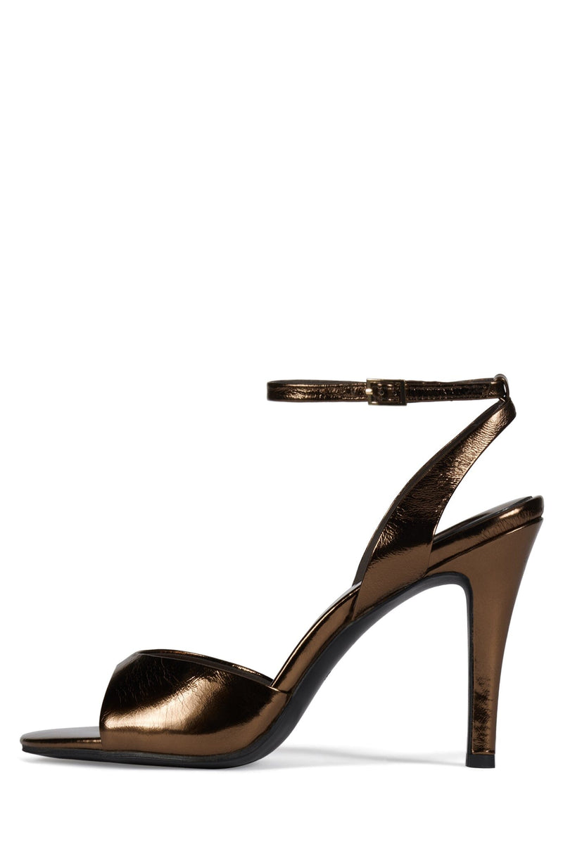 BAR-HOP Jeffrey Campbell Heeled Sandal Metallic