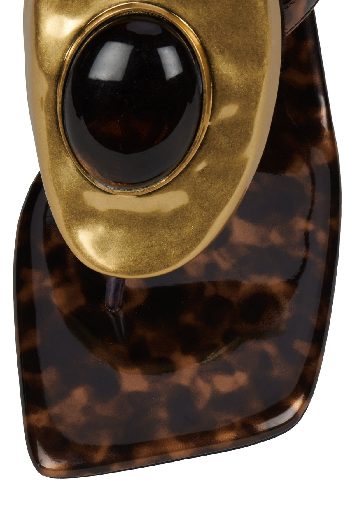 BAZAAR-MH Tortoise Patent Gold  
