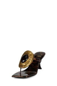 BAZAAR-MH Tortoise Patent Gold _hover